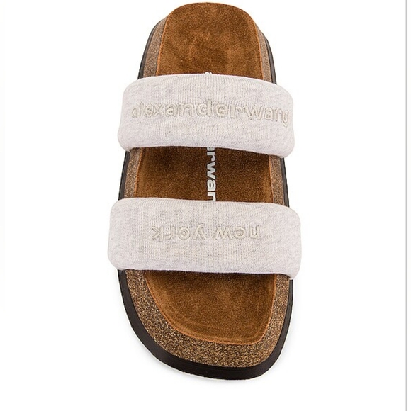 NEW ALEXANDER WANG RONAN SLIDE SANDALS - Picture 1 of 10